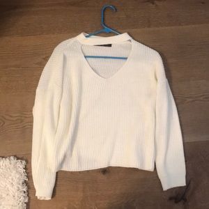 White Fox Boutique Cut Out Sweater